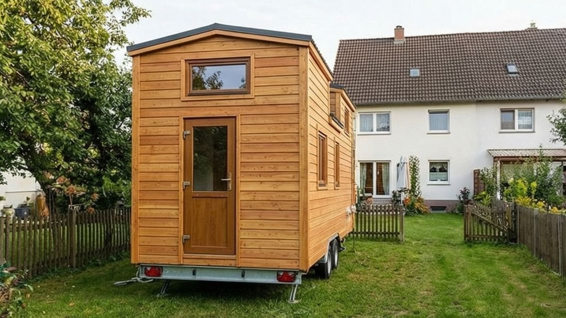 Domek na kolečkách se na zahradě sotva ohřál. Udání na stavební úřad přinesl místní hasič - Dřevostavitel.cz